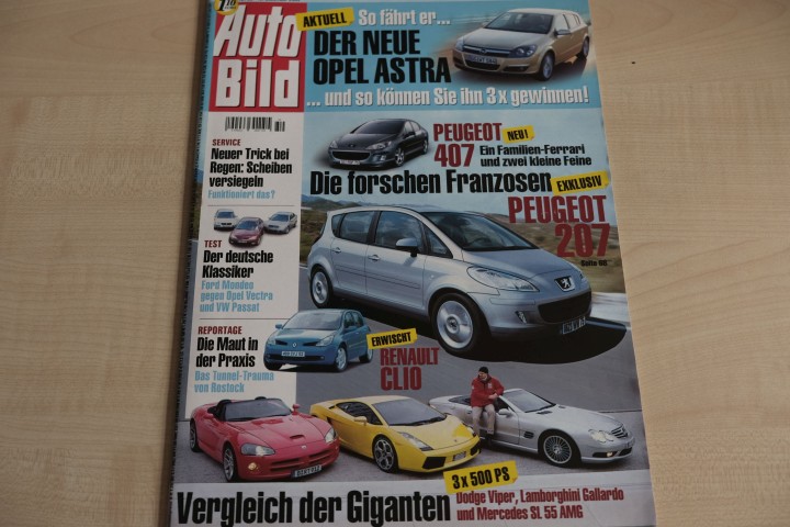 Deckblatt Auto Bild (50/2003)